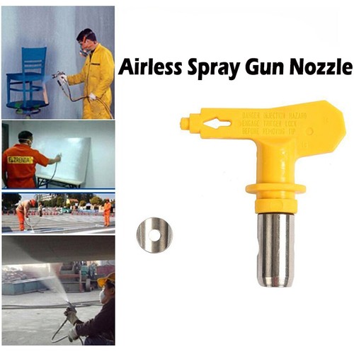 Yellow airless spray gun - yellow,